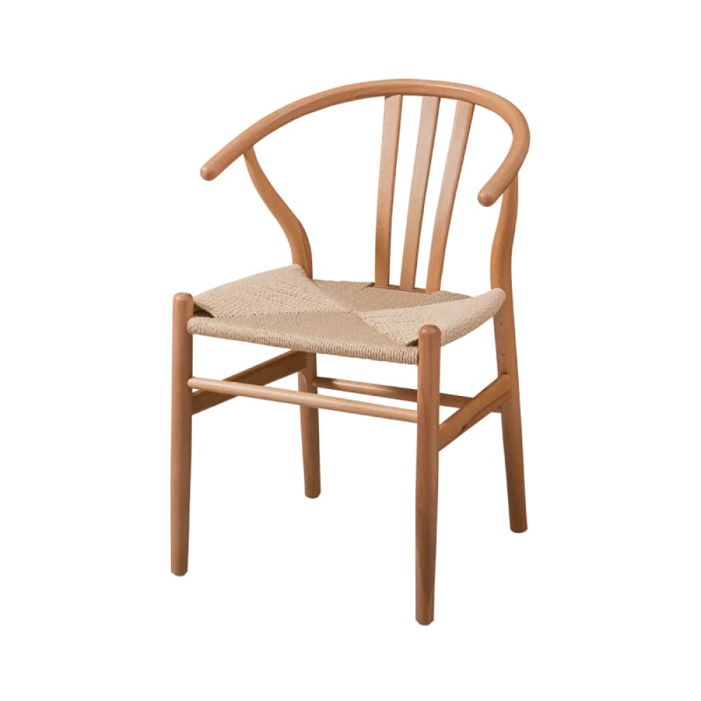 Chaise WISHBONE 4030 en hêtre naturel