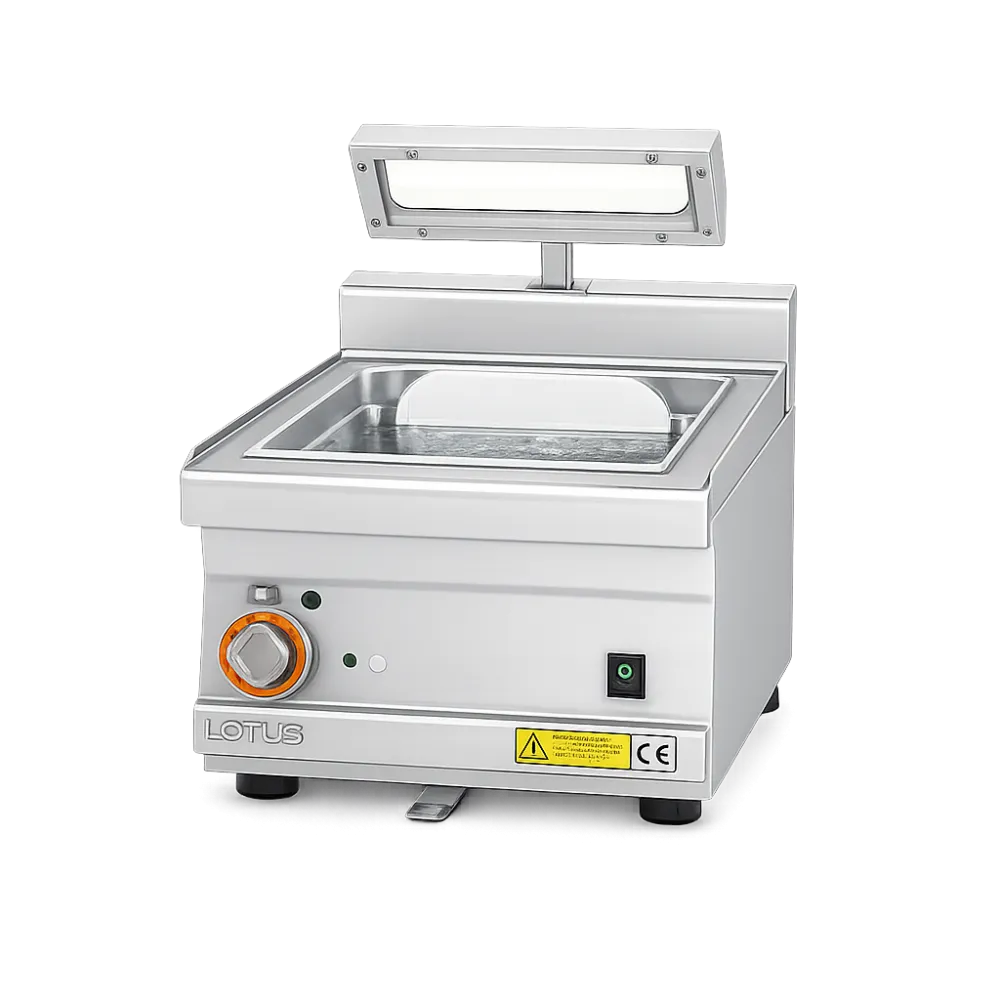Bain-marie électrique LOTUS BST-64EM pour maintien au chaud des fritures GN 2/3