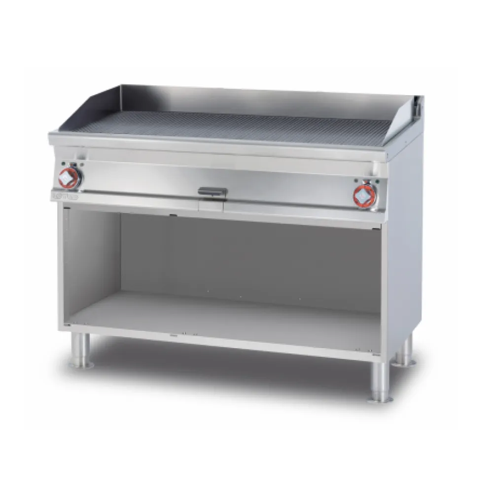 Plaque de cuisson électrique rainurée LOTUS FTR-712ETX avec meuble de rangement