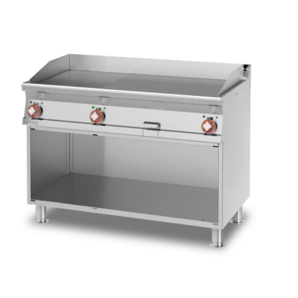 Plaque de cuisson électrique striée et lisse LOTUS FTLR-712ET3X
