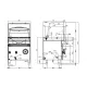 Braisière électrique professionnelle LOTUS BRM50-78ETX 50 litres