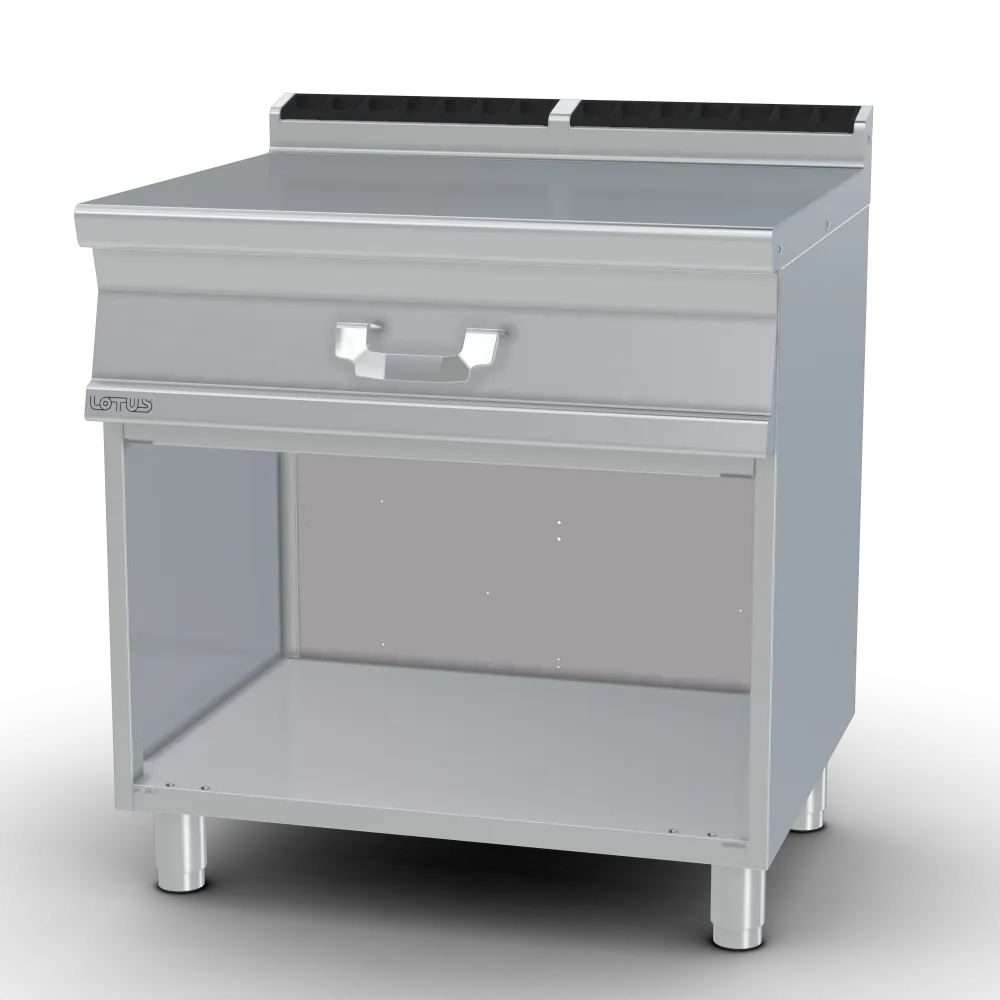 Plan de travail professionnel LOTUS PL-78 avec meuble ouvert