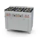 Plaque de cuisson professionnelle 6 feux avec four LOTUS CF6-610G