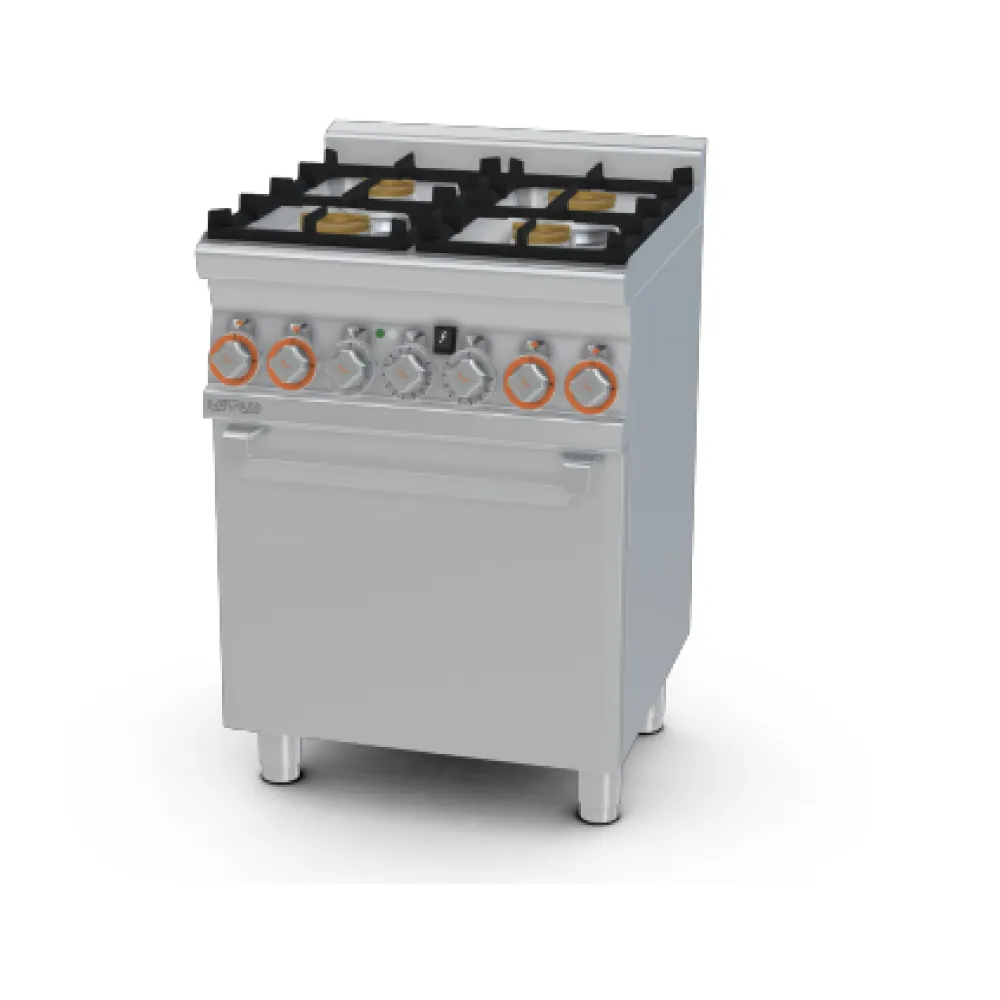 Range gaz avec four électrique LOTUS CFM4-66GEM 60 cm