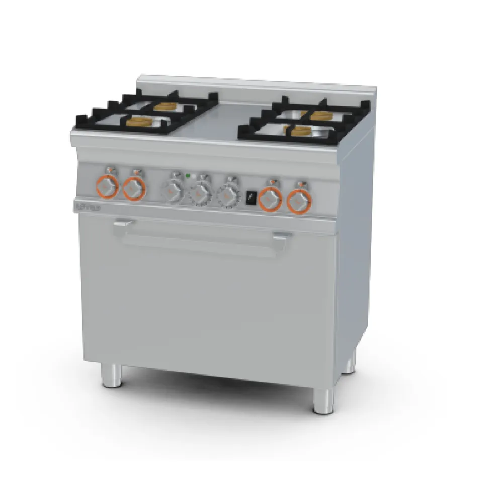 Four mixte gaz et électrique LOTUS CFM4-68GEM
