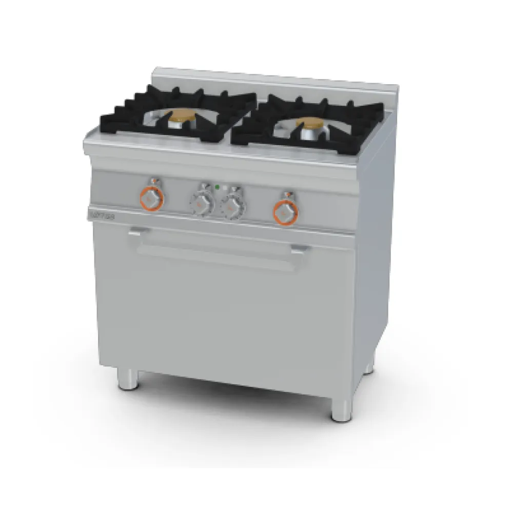 Plaque de cuisson gaz et four électrique LOTUS CF4-68GEM 800 mm