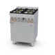 Range professionnel gaz et four électrique LOTUS CFM2-68GEM 80 cm