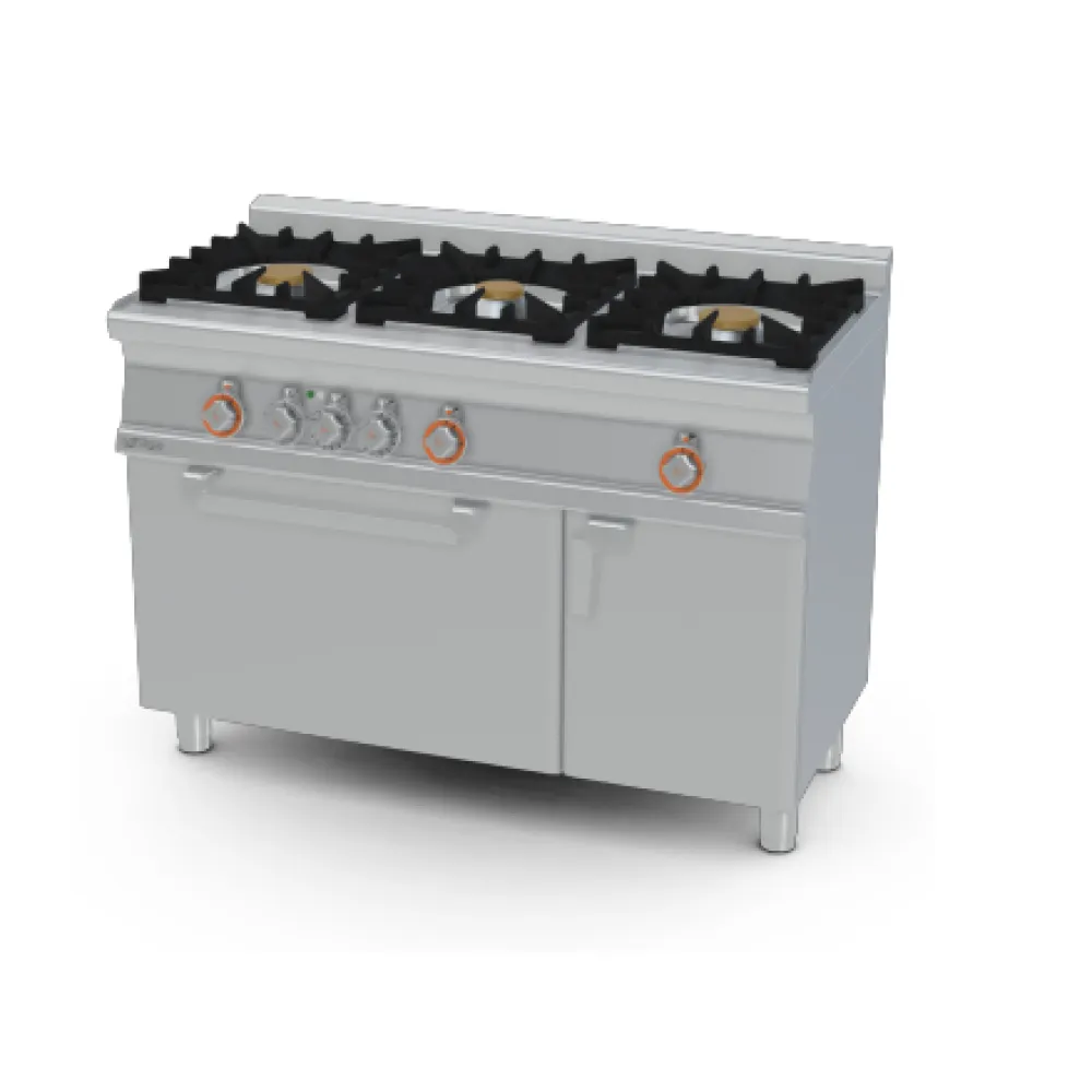 Range gaz avec four électrique ventilé LOTUS CFM3-612GEMV