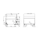 Friteuse à gaz professionnelle LOTUS deux cuves 8 litres F2/8T-66G