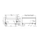 Plaque de cuisson professionnelle 2 feux LOTUS PCT-74ETX