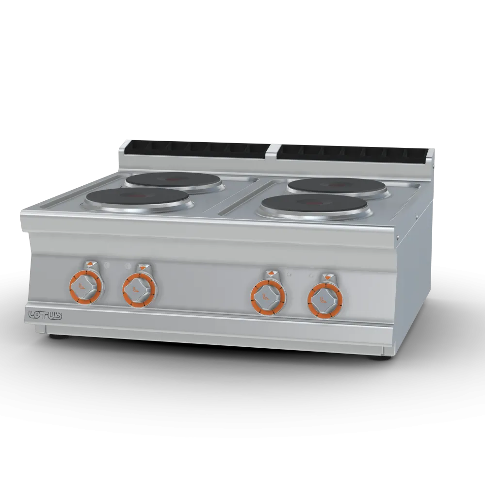 Plaque de cuisson électrique professionnelle LOTUS PCT-78ET 4 feux