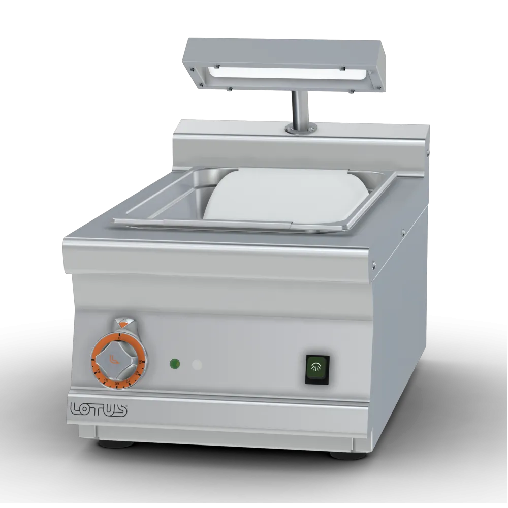 Bac de maintien chaud perforé LOTUS BST-74EM pour friture