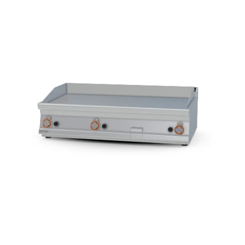 Fry top gaz lisse LOTUS FTLT-712G3 3 zones de cuisson