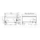 Fry top gaz lisse LOTUS FTLT-712G3 3 zones de cuisson