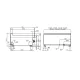 Fry top lisse gaz LOTUS CWT-74G en acier inoxydable