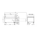 Plan de travail avec tiroir inox 70 cm LOTUS PLT-73X