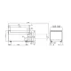 Plan de travail avec tiroir inox 70 cm LOTUS PLT-74X