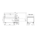 Plan de travail avec tiroir inox 70 MARINE PLT-78X LOTUS