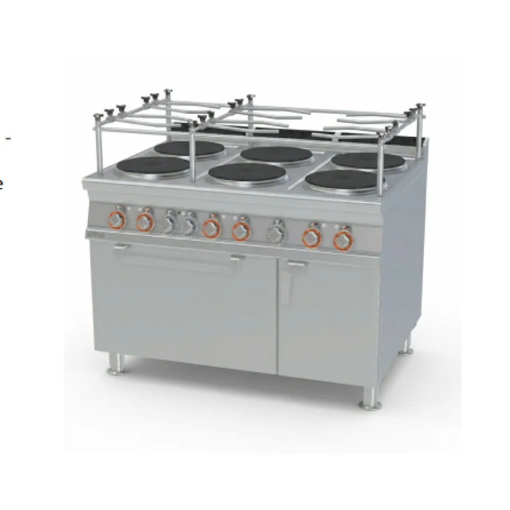 Plaque de cuisson électrique 6 feux avec four 90 cm LOTUS CFV6-912ETVX