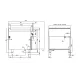 Plaque de cuisson électrique 6 feux avec four 90 cm LOTUS CFV6-912ETVX