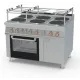 Plaque de cuisson électrique 6 feux avec four 90 cm LOTUS CFV6-912ETVX/V