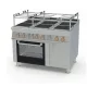 Plaque de cuisson électrique 6 feux avec four 90 cm LOTUS CFVQ6-912ETVX/V