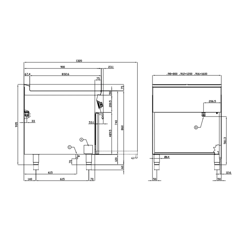 Plaque de cuisson électrique avec four 90 cm LOTUS CFVQ6-912ETVX