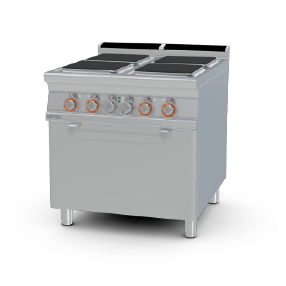 Plaque de cuisson électrique avec four marin 90 CFQ4-98ET LOTUS