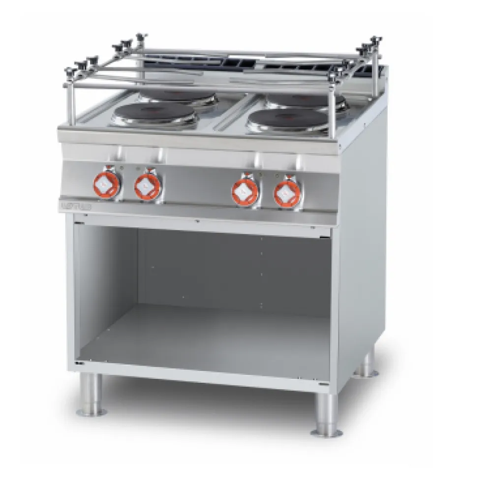 Piano de cuisson électrique 90 cm LOTUS PC-98ETX avec meuble neutre