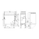 Piano de cuisson électrique 90 cm LOTUS PC-98ETX avec meuble neutre