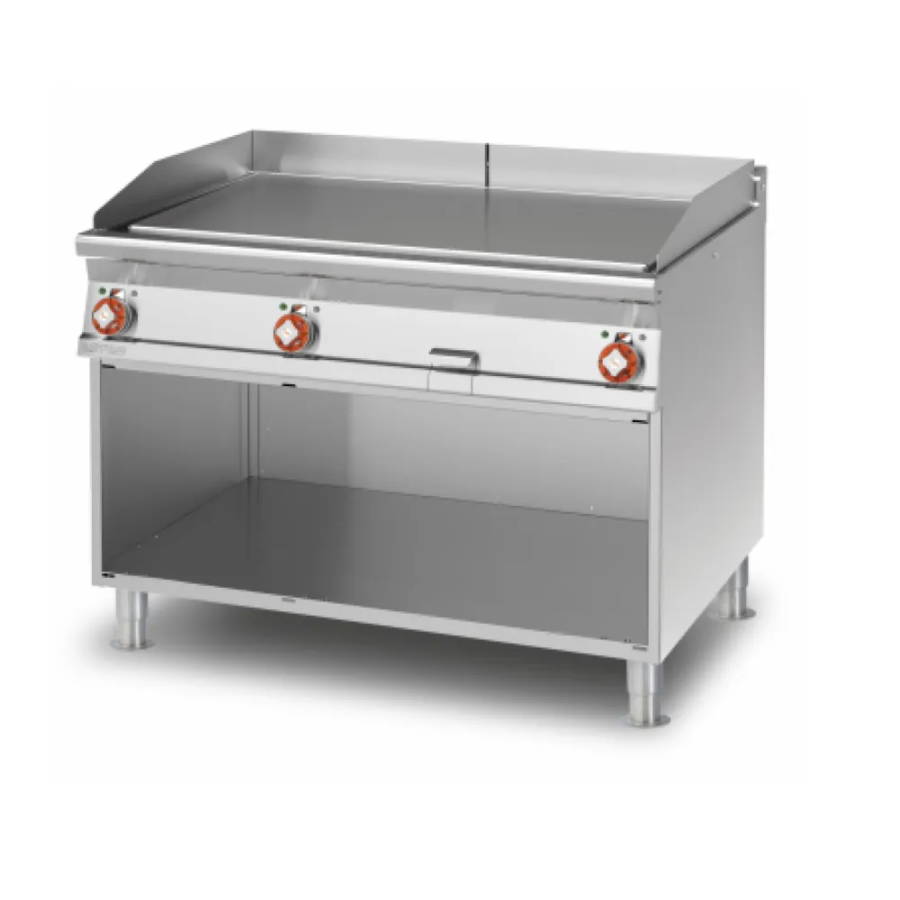 Fry-top électrique lisse LOTUS FTL-912ETX sur socle ouvert 90