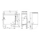 Fry-top électrique 1/2 lisse sur meuble ouvert 90 cm LOTUS FTLR-98ETX