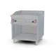 Fry-top gaz lisse et strié LOTUS FTL-98G sur meuble ouvert 90 cm