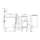 Friteuse électrique LOTUS F2/8-94ET 8+8 L avec meuble neutre