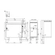 Friteuse électrique avec meuble neutre 25 L LOTUS F25-94ET