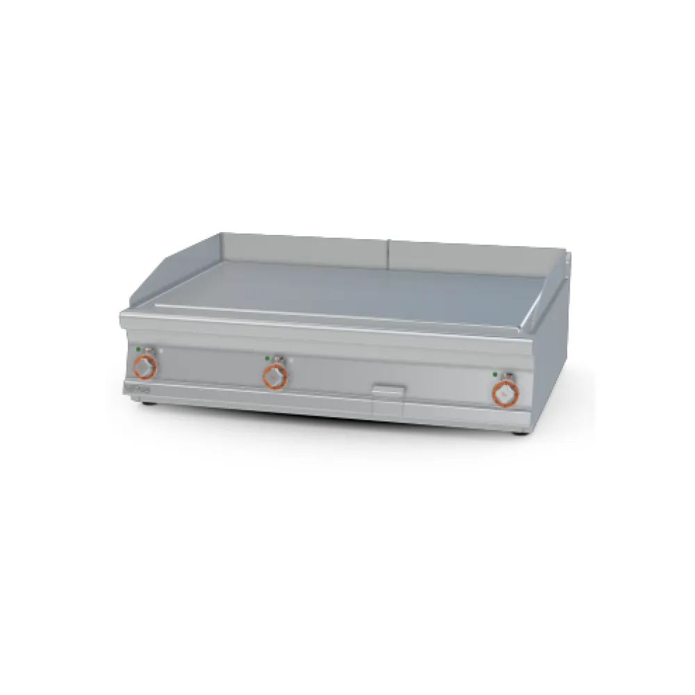 Fry top lisse 90 cm LOTUS FTLT-912ETX à trois zones de cuisson