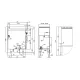 Bain-marie à gaz GN2/1 70 BM-78G LOTUS
