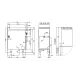 Fry-top gaz lisse sur meuble ouvert 70 FTL-74G LOTUS