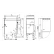 Fry top lisse à gaz LOTUS CW-74G avec plan de travail