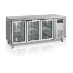 Table réfrigérateur avec porte en verre CK 7310G